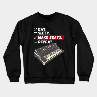 Eat Sleep Make Beats Repeat Crewneck Sweatshirt
